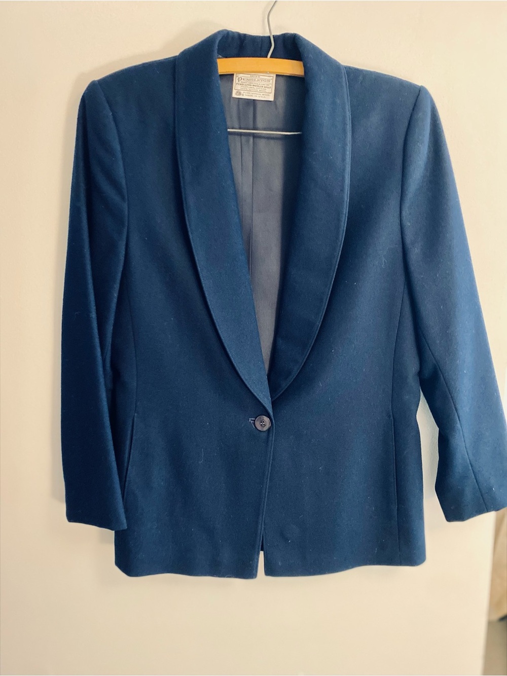 Pendleton Navy Single-Button Blazer